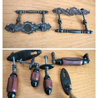 Lotto Maniglie tiretti Per Mobili Antichi