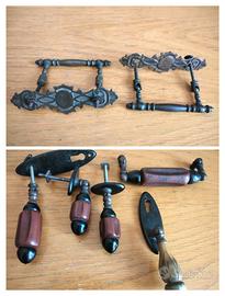 Lotto Maniglie tiretti Per Mobili Antichi