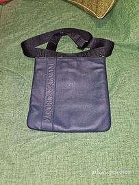 Tracolla Emporio Armani Blu Navy Uomo