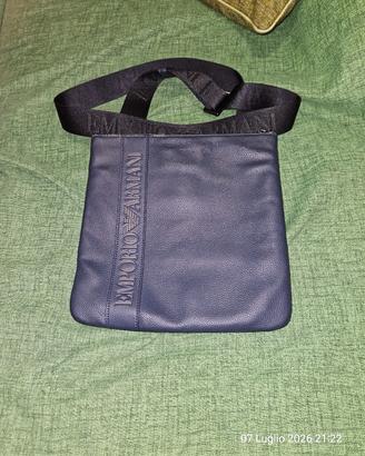 Tracolla Emporio Armani Blu Navy Uomo