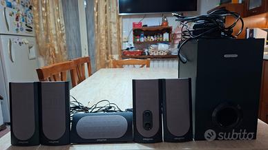 Sistema Home Cinema 5.1 Creative SBS 580 - Audio 