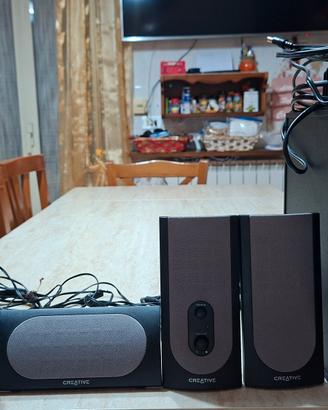 Sistema Home Cinema 5.1 Creative SBS 580 - Audio 