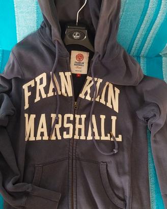 Felpa Franklin & Marshall zip e cappuccio