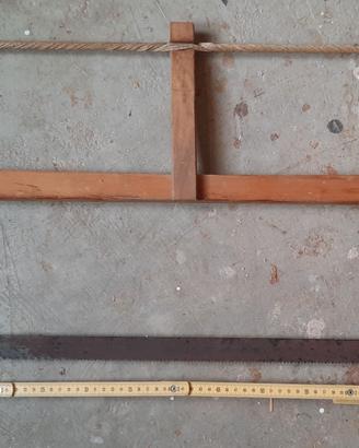 Sega di legno e corda