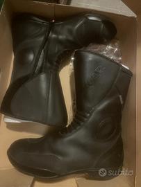 Stivali Moto Oxtar Matrix Neri Pelle Vera Tg 44