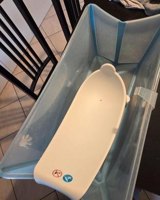 Vaschetta bagnetto neonato con supporto incluso