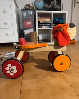 Cavalcabile legno Sevi bici bambini primi passi