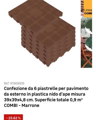 Piastrelle da giardino