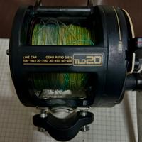 Pesca  mulinello shimano Tld20