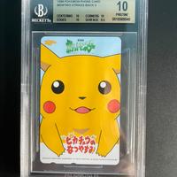 Pokemon Pikachu Phone Card - Mewtwo Back 3 BGS 10