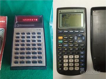Calcolatrici vintage TEXAS TI-83 Plus +TEXAS TI-30