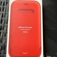 Custodia i phone 12 pro in vera pella con magsafe