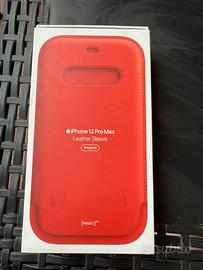 Custodia i phone 12 pro in vera pella con magsafe