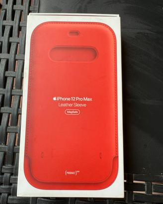 Custodia i phone 12 pro in vera pella con magsafe