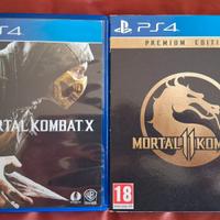 PS4 Mortal Kombat X + Mortal Kombat 11 steelbook