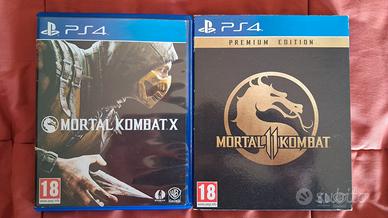 PS4 Mortal Kombat X + Mortal Kombat 11 steelbook