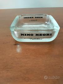 Posacenere pubblicitario vintage cristallo N.Negri