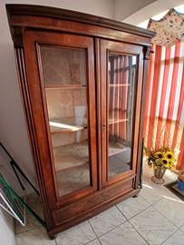 Vetrina cristalliera di fine '800