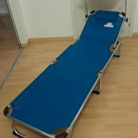 Lettino pieghevole in alluminio 