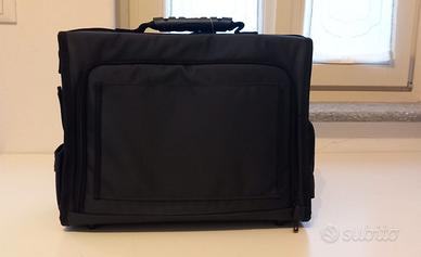 Borsa Cartella Professionale Multitasche Nera
