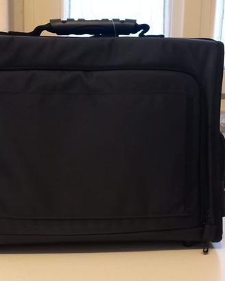 Borsa Cartella Professionale Multitasche Nera