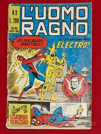 Uomo Ragno Spiderman n°9 originale 1970 Marvel