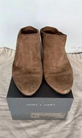 Janet&Janet - Sabot in pelle scamosciata Tg IT39