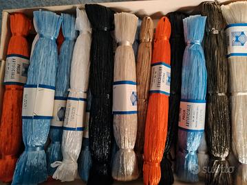 matassine in paglia artificiale rafia 