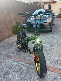 Bici elettrica argento minimax-s