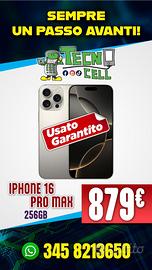 iPhone 16 Pro Max 256gb usato