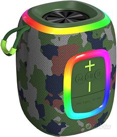 Altoparlante Bluetooth portatile, BT 5.3 con cordi