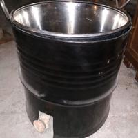 Paiolo a gas in acciaio inox