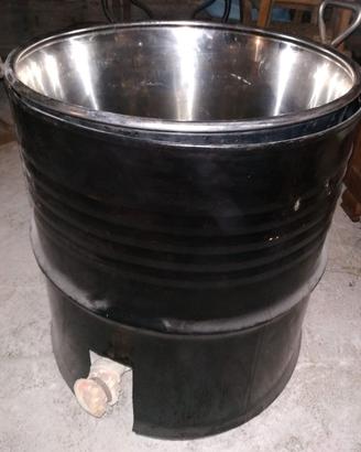 Paiolo a gas in acciaio inox