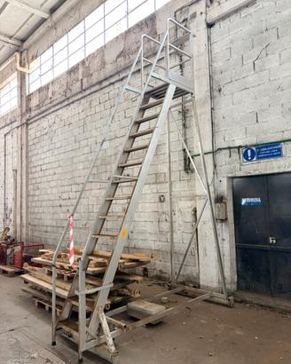 Scala alluminio professionale industriale H 3,5m