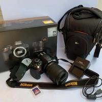 NIKON D3200 Fotocamera Digitale Reflex 18-105mm VR