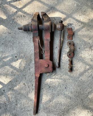 Antica morsa da fabbro - falegname