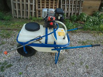 motopompa a cariola  per irrorazione