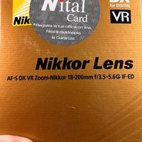 Nikon obiettivo zoom