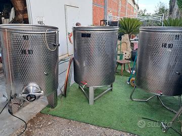 botti inox   .3..4.5.10,20.25 hl e 42 hl