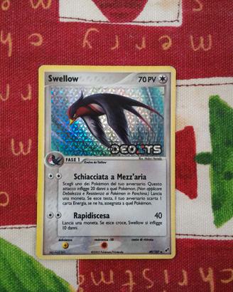 Pokemon Swellow Ex Deoxys Reverse Holo Ita