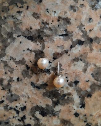 orecchini di perle vintage