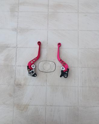 leve freno e frizione corte in alluminio CNC