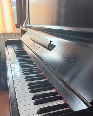 Pianoforte verticale Stephan Hain Krefeld d'epoca