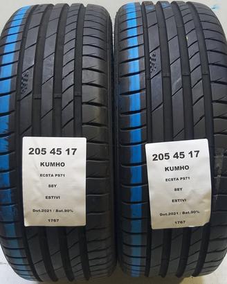 2 GOMME 205 45 17 KUMHO A1767