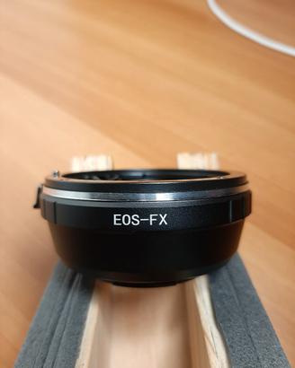 adattatore canon su fuji