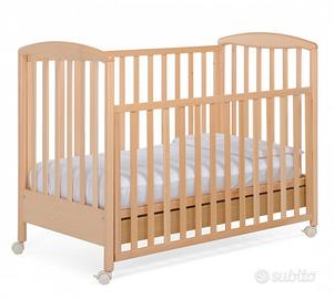 Lettino con funzione culla+ materasso+paracolpi 