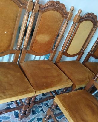 6 sedie euro 10,00 totali