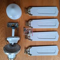 Ventilatore a soffitto bianco 4 pale