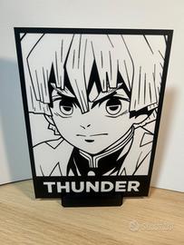 Quadretto Demon Slayer - Zenitsu Agatsuma