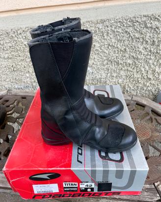 Stivali Moto Axo Titan Taglia 42 - Neri